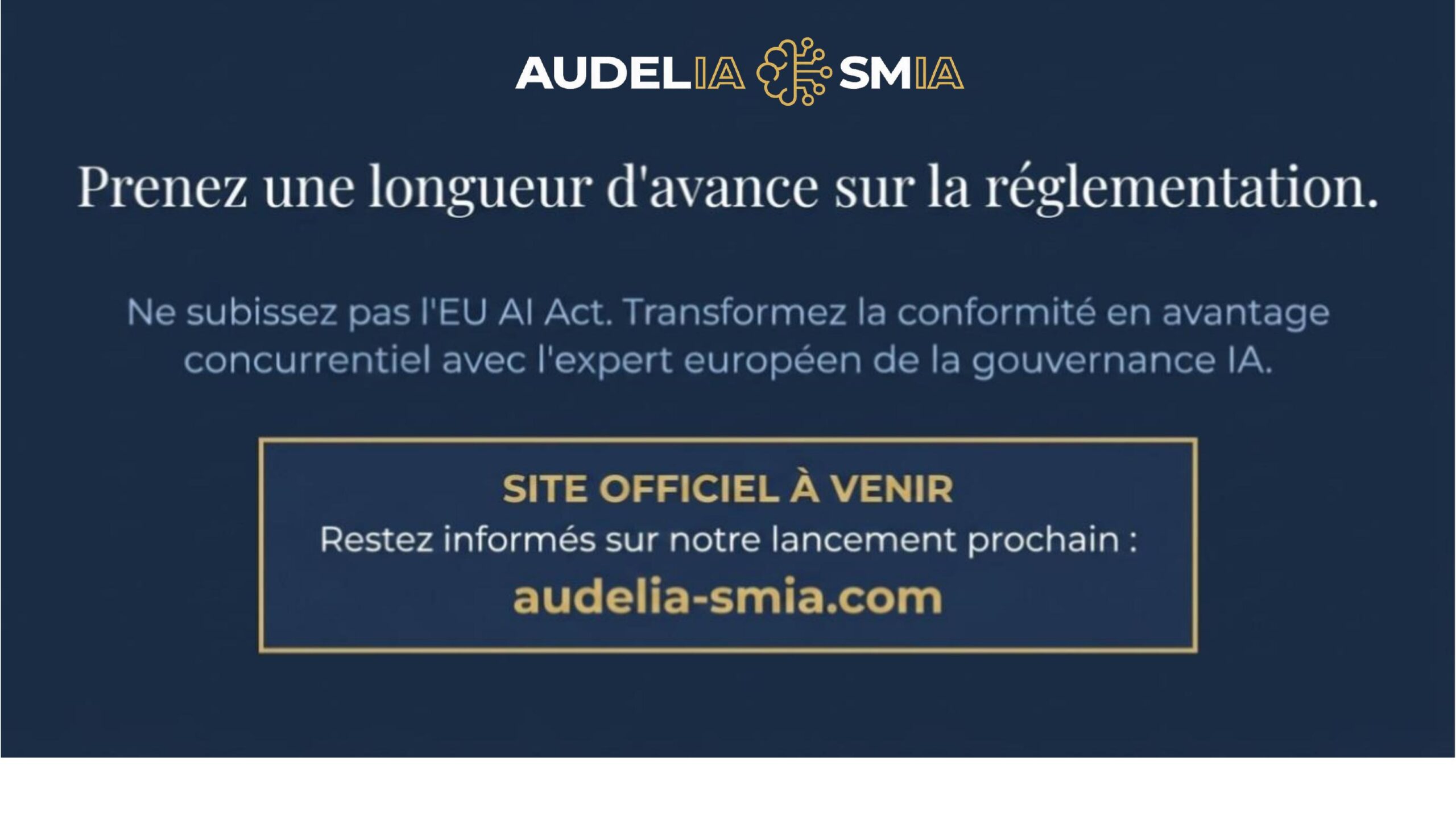Prenez une longueur d'avance sur la réglementation